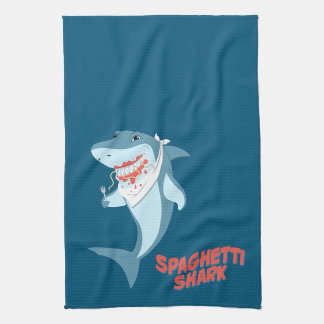 Linge De Cuisine Requin de spaghetti (Vertical)