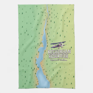 Linge De Cuisine Réservoir de Kuchurhan Ukraine & Moldavie Carte