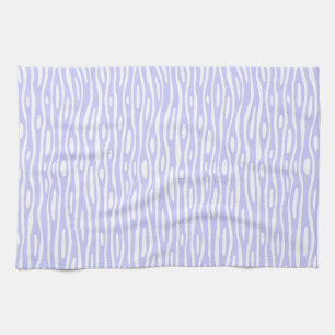 Linge De Cuisine Résumé 280314 - Bleu Poudre sur Blanc