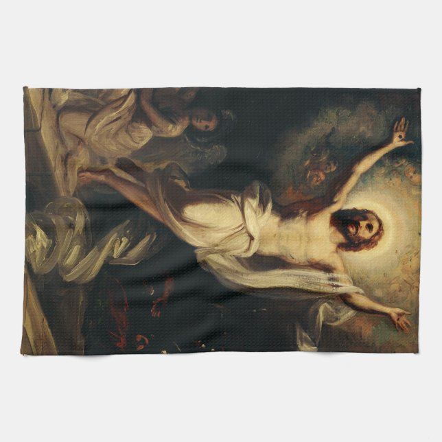 Linge De Cuisine Résurrection du Christ par Robert Wilhelm Ekman  (Horizontal)