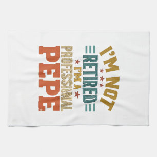 Linge De Cuisine Retraite Professionnelle Pepe Typographie Vintage
