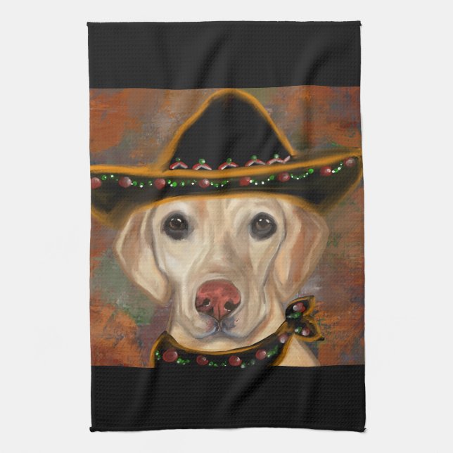 Linge De Cuisine Retriever du Labrador    (Vertical)