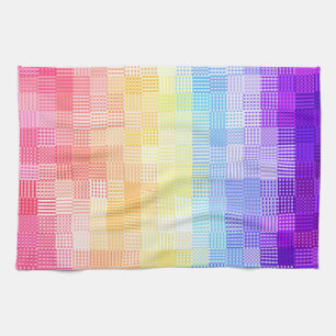 Linge De Cuisine Rétro Bohème Funky Excentrique Xénogenre Carreaux 