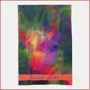 Linge De Cuisine Rétro coloré