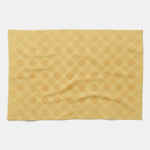 Linge De Cuisine Retro faded yellow circles pattern
