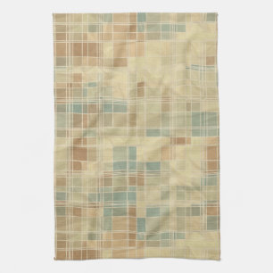 Linge De Cuisine Rétro motif géométrique