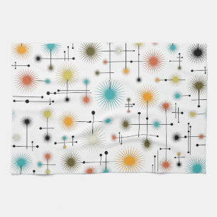 Linge De Cuisine Retro Starbursts A Go-Go !