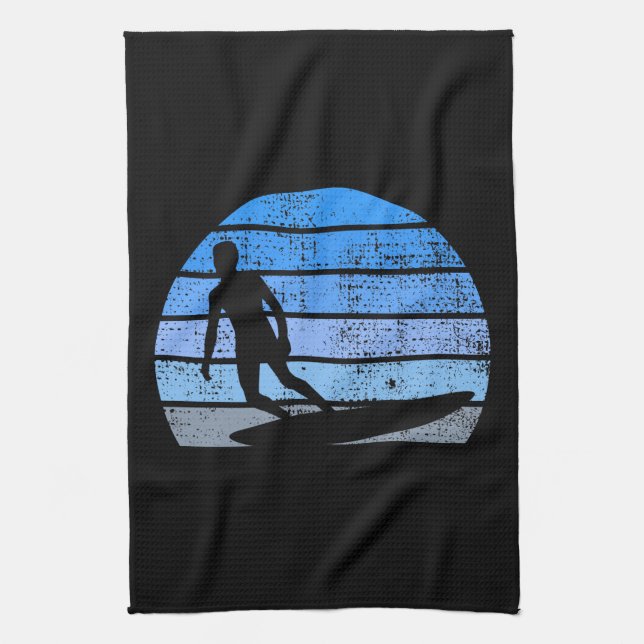 Linge De Cuisine Retro Surfing (Vertical)