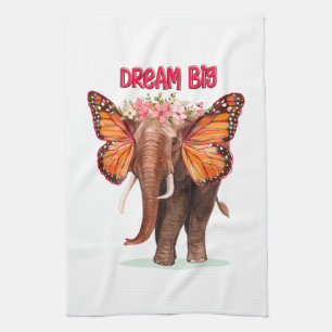Linge De Cuisine Rêver Gros Comme Un Inspirationnel Éléphant