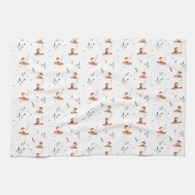 Linge De Cuisine Rien Ne Fait Plus Gros Un Poisson (Horizontal)