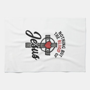 Linge De Cuisine Rien que le Sang de Jésus Chemise Croix Vintage