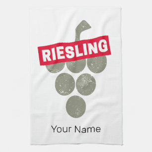 Linge De Cuisine Riesling Vine Vin Vin Vintage Boisson Design de ra