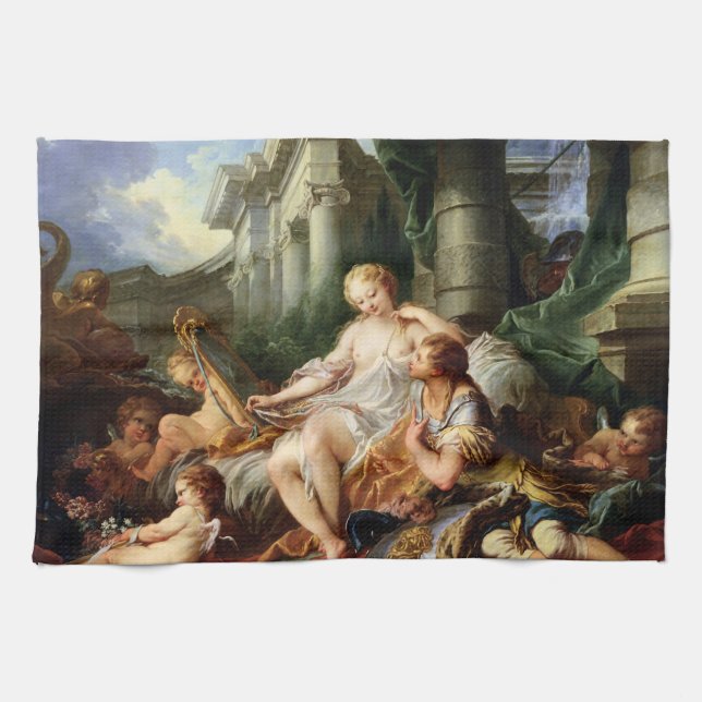 Linge De Cuisine Rinaldo et Armida par François Boucher (Horizontal)
