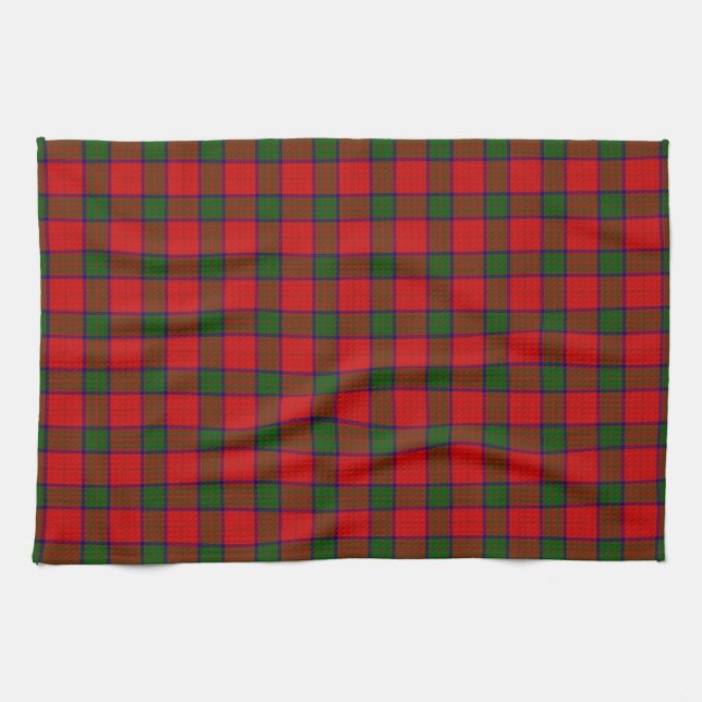 Linge De Cuisine Robertson tartson rouge vert plaid (Horizontal)