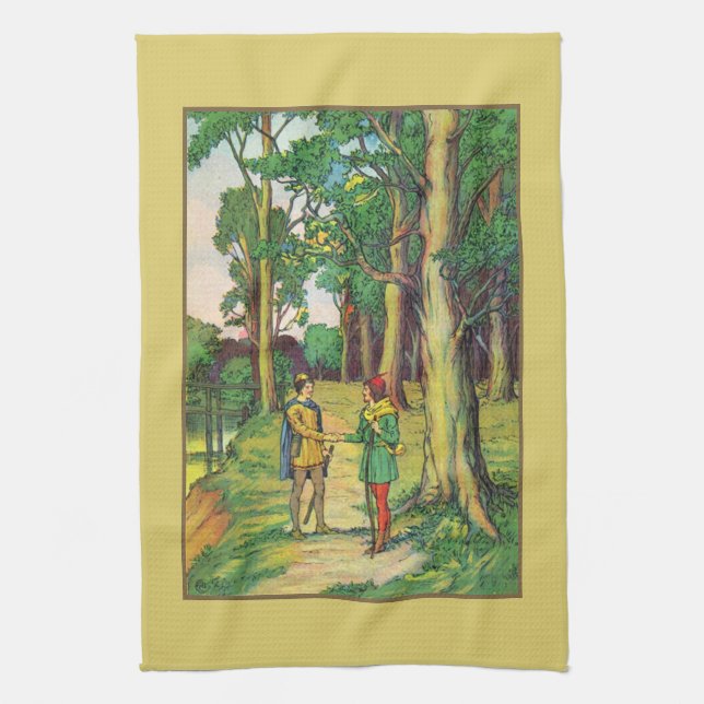 Linge De Cuisine Robin Hood Et Little John (Vertical)