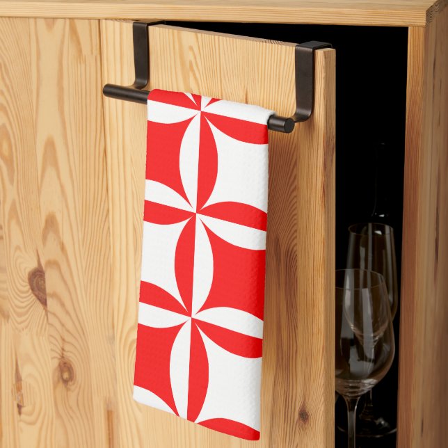 Linge De Cuisine Roboter Peter pour payer Paul Motif rouge (Pliage en tiers)