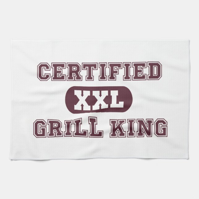 Linge De Cuisine Roi certifié de gril (Horizontal)