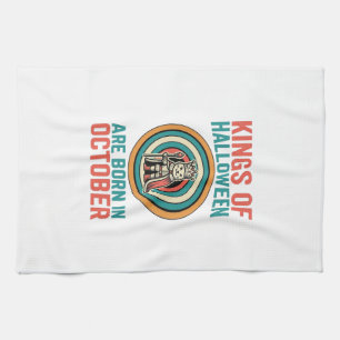 Linge De Cuisine Rois d'Halloween octobre Anniversaire Vintage Shir