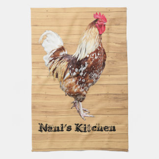 Linge De Cuisine Rooster Chicken Personnaliser ajouter Nom Couleur
