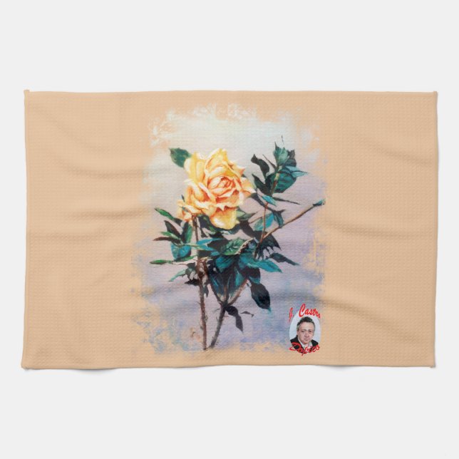 Linge De Cuisine Rosa/Rose (Horizontal)