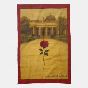 Linge De Cuisine Rose à travers la fissure : arrière de la Maison B