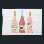 Linge De Cuisine Rose Amateurs de vins toute la journée<br><div class="desc">Découvrez cette serviette magnifique avec une illustration amusante du vin. Customisez avec votre texte. Consultez ma boutique pour plus de designs et de couleurs aussi!</div>