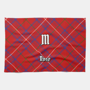 Linge De Cuisine Rose de clan Tartan