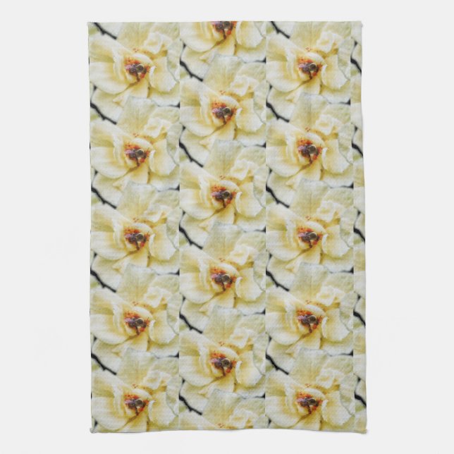 Linge De Cuisine Rose et abeille (Vertical)