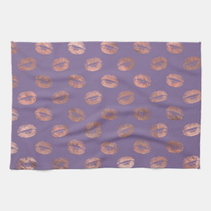Linge De Cuisine Rose Gold Glamourux et Lèvres Lavande