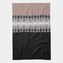 Rose gris bleu et noir moderne accentué