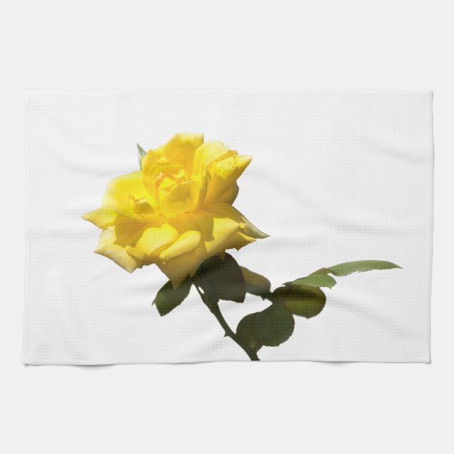 Linge De Cuisine Rose jaune (Horizontal)