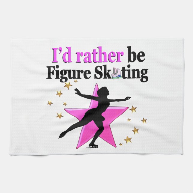 LINGE DE CUISINE ROSE JE SERAIS PLUTÔT DE LA CONCEPTION DE SKATING  (Horizontal)