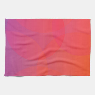 Linge De Cuisine rose, orange, moderne, simple, cool, art tendance