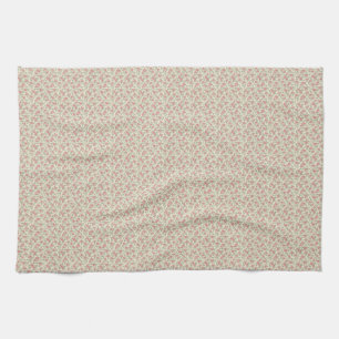 Linge De Cuisine Rose Pâle et Sauge Nostalgiques des Années 40 Flor