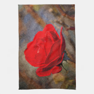 Linge De Cuisine Rose rouge