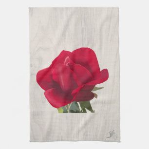 Linge De Cuisine Rose rouge - Rose rouge