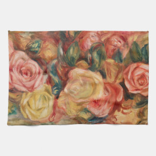 Linge De Cuisine Roses de Renoir Impressionist Painting