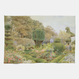 Linge De Cuisine Roses et Œillets d'Elgood, Jardin Anglais Vintage