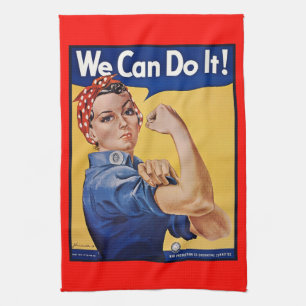 Linge De Cuisine Rosie le Riveter : Une femme forte pour l'autonomi