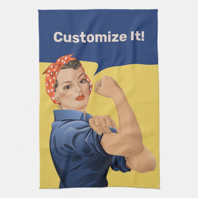 Linge De Cuisine Rosie the Riveter (Vertical)
