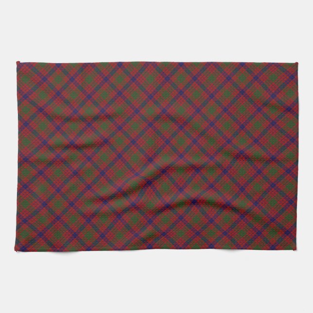 Linge De Cuisine Ross Scottish Clan Tartan Design (Horizontal)