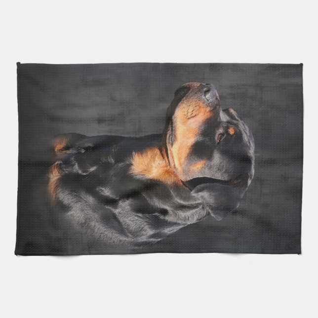 Linge De Cuisine Rottweiler (Horizontal)