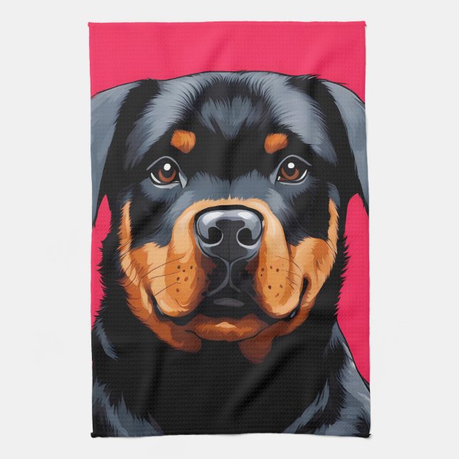 Linge De Cuisine Rottweiler (Vertical)