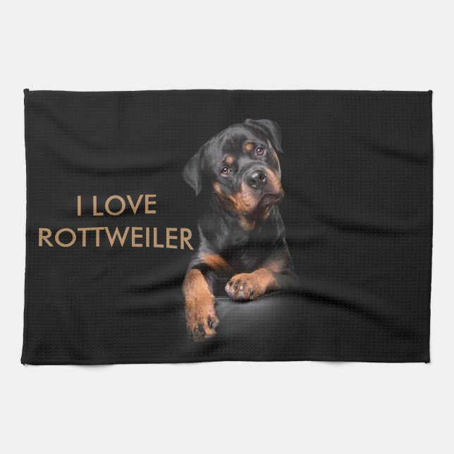 Linge De Cuisine Rottweiler de Towl de cuisine (Horizontal)