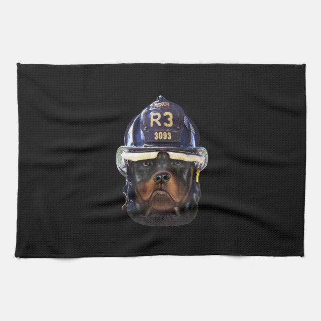 Linge De Cuisine rotweiler dowearfirefighter helpremium (Horizontal)