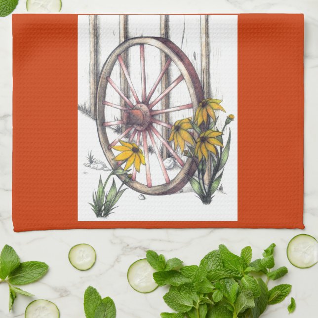 Linge De Cuisine Roues Dishtowel (Plié)