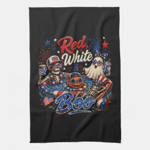 Linge De Cuisine Rouge Blanc Et Boo Patriotique 4 Juillet