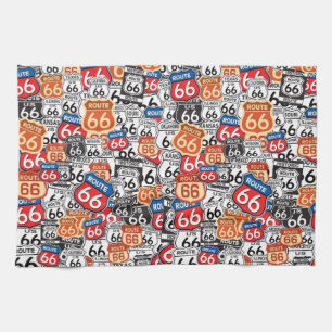 Linge De Cuisine Route 66