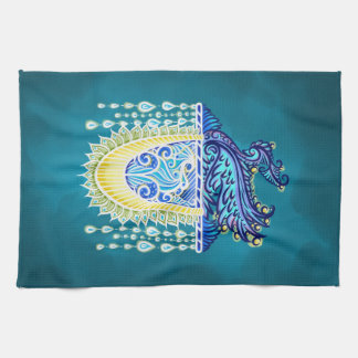 Linge De Cuisine Royal Peacock Radiance