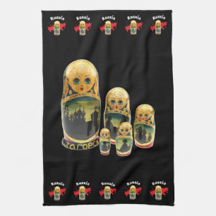 Linge De Cuisine Russie - Russia Babuschka Lingettes